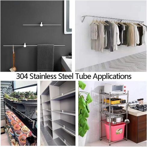 2 Pcs 36" Length 304 Stainless Steel Tube,1" OD 0.04" Wall Thickness 304 Stainless Steel Pipe Weldable Tubing,Round Metal Pipe Industrial Straight Tube in Saudi Arabia