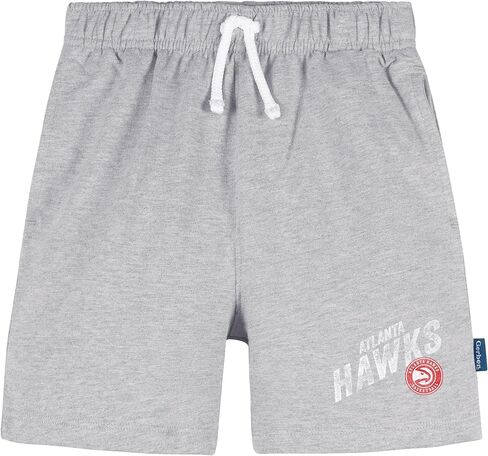 Gerber NBA Unisex Baby and Toddler NBA Shorts with Pockets – Soft Cotton, Elastic Waist, Heat Seal Team Logo, Sizes 12m–5t in Saudi Arabia
