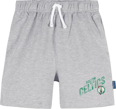 Gerber NBA Unisex Baby and Toddler NBA Shorts with Pockets – Soft Cotton, Elastic Waist, Heat Seal Team Logo, Sizes 12m–5t in Saudi Arabia