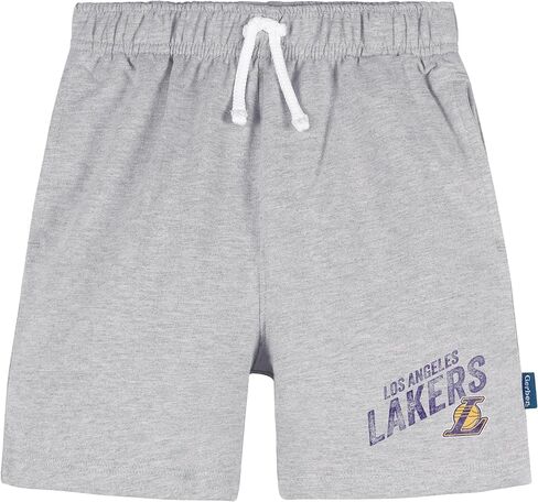 Gerber NBA Unisex Baby and Toddler NBA Shorts with Pockets – Soft Cotton, Elastic Waist, Heat Seal Team Logo, Sizes 12m–5t in Saudi Arabia