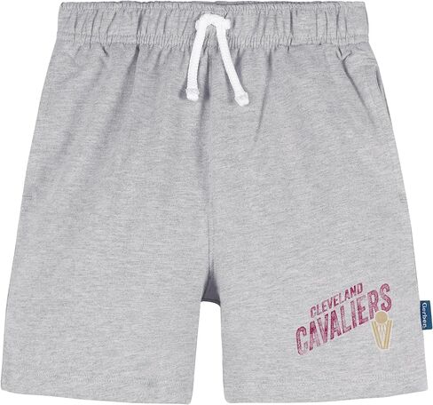 Gerber NBA Unisex Baby and Toddler NBA Shorts with Pockets – Soft Cotton, Elastic Waist, Heat Seal Team Logo, Sizes 12m–5t in Saudi Arabia