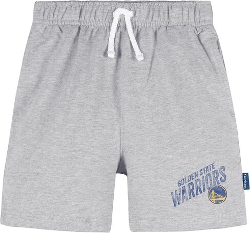 Gerber NBA Unisex Baby and Toddler NBA Shorts with Pockets – Soft Cotton, Elastic Waist, Heat Seal Team Logo, Sizes 12m–5t in Saudi Arabia