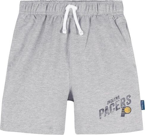 Gerber NBA Unisex Baby and Toddler NBA Shorts with Pockets – Soft Cotton, Elastic Waist, Heat Seal Team Logo, Sizes 12m–5t in Saudi Arabia
