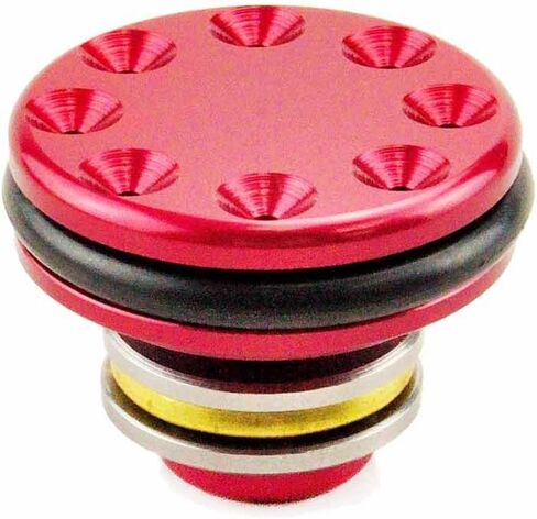 رأس مكبس من الألومنيوم بآلة CNC دقيقة - أحمر in Kuwait