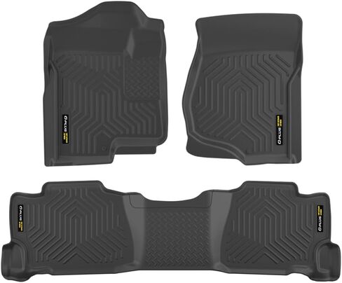 G-PLUS Floor Mats Cargo Liners,Fit Chevy Silverado/GMC Sierra 1500 Crew Cab 2007-2013,Fit Silverado/Sierra 2500 3500 Crew Cab 2007-2014,TPE Floor Liner All Weather,1st & 2nd Row,alfombras para carro in Saudi Arabia