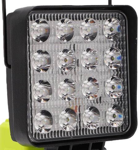 Cordless LED Work Light, 38W LED Work Light with USB A C Ports Adjustable Brightness for Emergency Workshop in Kuwait