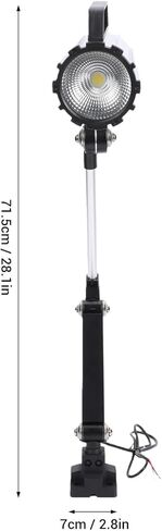 Fockety Machine Work Light, 24W Flexible Machine Light, High Brightness Machines Lamp with 360 Adjustable Head and Stable Base for Wood Lathe, CNC Lathes and Grinding Machines in Saudi Arabia