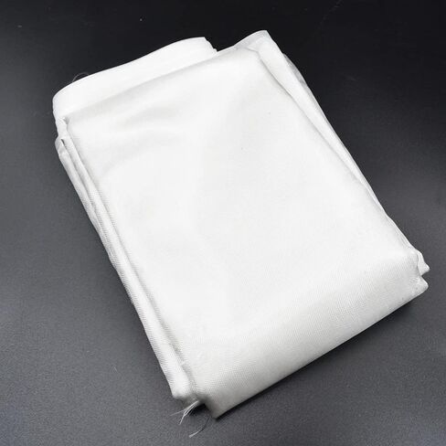 MTYIQS Fiberglass Cloth Plain Weave Glass Fiber Cloth 0.85oz 0.03mm Fiberglass Mat Material Roll White Woven Fabric for Insulating Circuit Board Rod Copper Clad Laminate in Kuwait