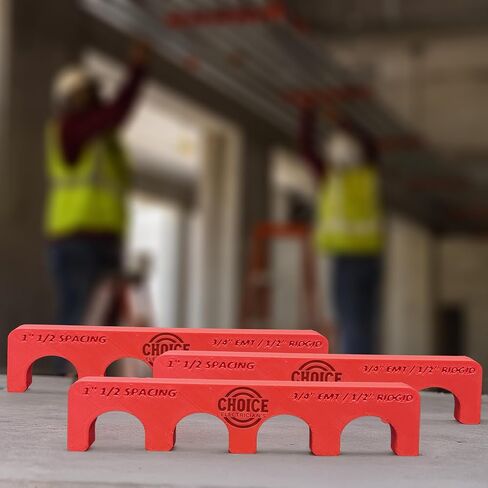 فاصل القناة المغناطيسية من Choice Electrician - مرمز بالألوان PLA - يناسب 3/4 بوصة EMT/1/2 صلبة - 1.75 بوصة - أداة تثبيت كهربائية بدون استخدام اليدين in Saudi Arabia