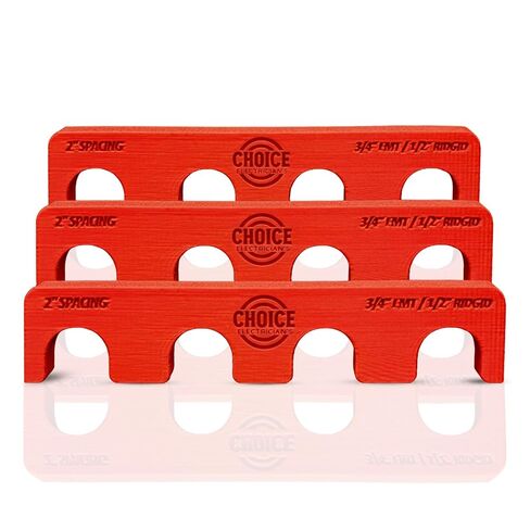 Choice Electrician’s Magnetic Conduit Spacer – PLA Color-Coded – Fits 3/4" EMT/1/2 Rigid, 2" Center Spacing – Hands-Free Electrical Install Tool in Saudi Arabia