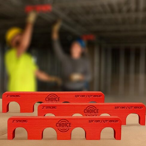 Choice Electrician’s Magnetic Conduit Spacer – PLA Color-Coded – Fits 3/4" EMT/1/2 Rigid, 2" Center Spacing – Hands-Free Electrical Install Tool in Saudi Arabia