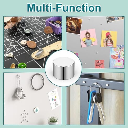 N48 Neodymium Cylinder Magnets 5/16 x 5/16 inch (8x8mm) – Strong Rare Earth Round Cylindrical Magnet Rods for 3D Printing, Woodworking, Crafts & Magnetic Closures (10 Pack) in Kuwait