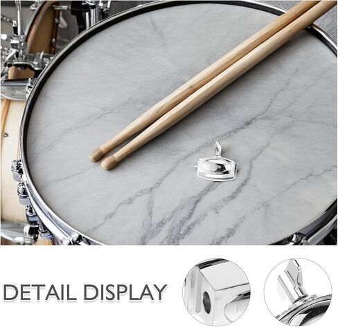 2pcs Floor Tom Drum Leg Bracket - Tom Drum Mount Stand Holder - Percussion Instrument Hardware for Professional Events and Classroom Practice in Saudi Arabia