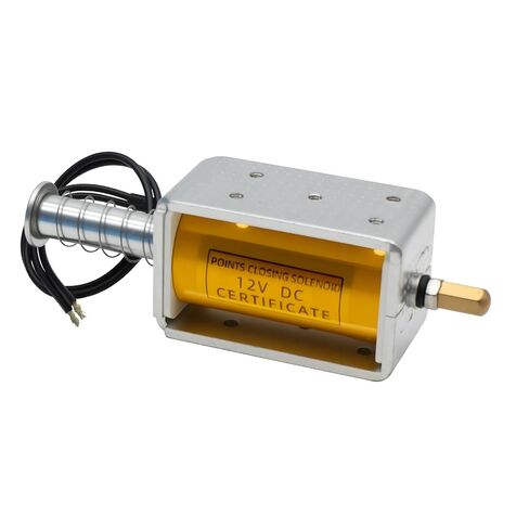 مغناطيس كهربائي بملف لولبي خطي DC12V، مشغل إلكتروني، ملف لولبي سحب 35 مم، لمشاريع DIY والأتمتة، توصيل طرفي in Kuwait