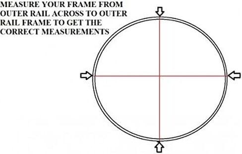 JumpKing 15' Green Safety Pad for 5 Poles 10" Wide in Kuwait