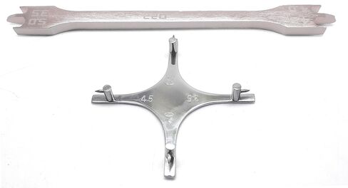 Dental Bracket Height Gauge 022 & Boone Gauge 3.5mm-4mm-4.5mm-5mm Orthodontic Instruments in Saudi Arabia