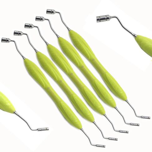 5 قطع LM زرع ميسورا MR 3.1-5.3 (أخضر) - دليل حفر زرع متوسط ​​المسافة ثنائي الأطراف، فولاذ جراحي مقاوم للصدأ، أداة طب الأسنان قابلة للتعقيم in Kuwait