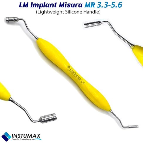 سدادات سلسلة Implant Misura MR – أدلة تحديد موضع الغرسة المتوسطة والبعيدة | مجموعة كاملة من 5 قطع | الفولاذ المقاوم للصدأ الجراحي in Kuwait