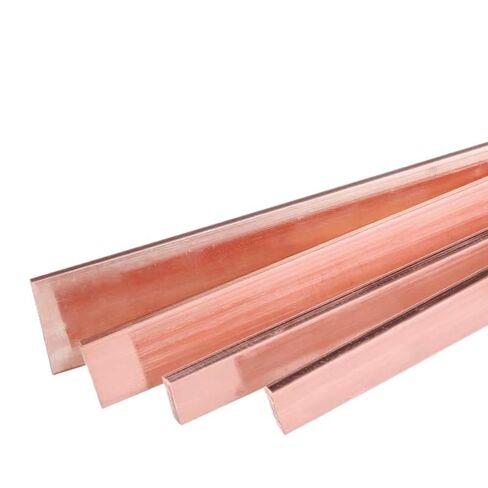 Flat Copper Bar Stock, 500mm Length, 25mm Width, 2-5mm Thick for Electrical and Thermal Applications(3.5mm) in Saudi Arabia