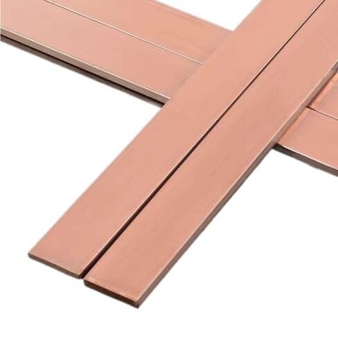 Flat Copper Bar Stock, 500mm Length, 40mm Width, 0.6-1.8mm Thickness - Excellent Conductivity for Electrical Applications(1.2mm) in Saudi Arabia