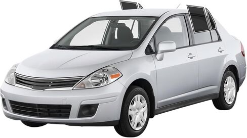 Precut Windows Tint Film Windshield Strip Cars Sun Blocking Protection Privacy Anti Shatter Glass 2 Ply Computer Cut Any Tint Shade for Nissan Versa Sedan 2007-2011 in Saudi Arabia