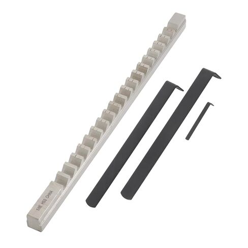 findmall 5/8" E-Type Keyway Broach Set - High Speed Steel with Shims - Manual Broaching Tool for Metal, Iron, Brass - Use with Arbor Press to Cut Internal Keyways in Saudi Arabia