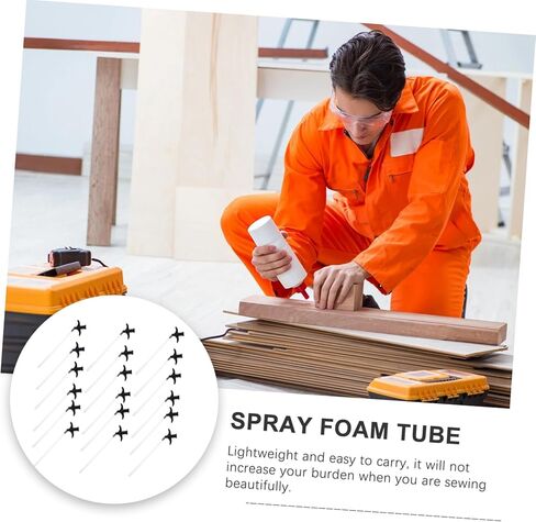 Gatuida 100pcs Tube Nozzle for Spray Glue Assorted Color Caulking Tube Practical for Seam Filling and Diy Projects in Saudi Arabia
