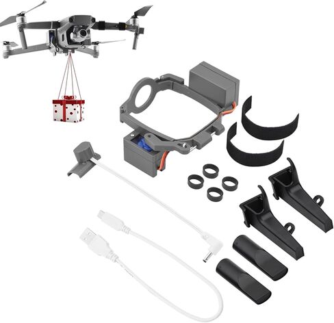نظام إسقاط الهواء بدون طيار من LICHIFIT مع تروس الهبوط لـ DJI Mavic 2 Pro/Zoom القاذف الحساس للضوء، توصيل الحمولة، جهاز إسقاط الهواء، أرجل ممتدة in Saudi Arabia