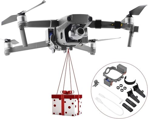 نظام إسقاط الهواء بدون طيار من LICHIFIT مع تروس الهبوط لـ DJI Mavic 2 Pro/Zoom القاذف الحساس للضوء، توصيل الحمولة، جهاز إسقاط الهواء، أرجل ممتدة in Saudi Arabia