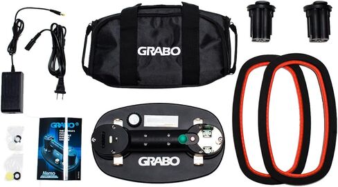 GRABO Nemo (2 Batteries, 2 Seals) - Electric Vacuum Suction Cup Lifter for Wood, Paver, Drywall, Marble, Tile and More (Lifts up to 375 lbs) in Kuwait