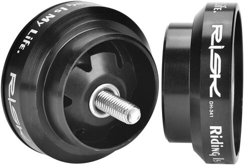 Fork Headset, 34mm Threadless Road Headset CNC High Machining Aluminum Alloy Headset Fork Bearings Accessory (Black) in Kuwait