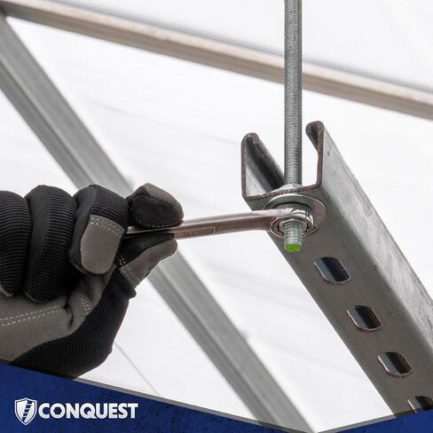 قضيب تثبيت من الفولاذ المقاوم للصدأ 304 من نوع Fasteners Plus، قضيب ملولب بالكامل، مقاس 1/2 بوصة - 13 خيط، طول 36 بوصة خيوط اليد اليمنى in Kuwait