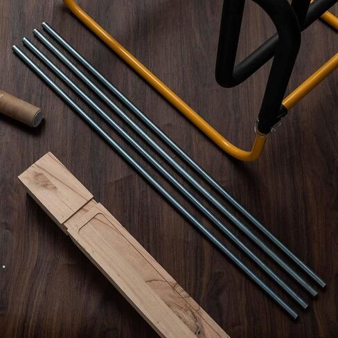 Zonon 4 Pcs 5/8"-18 Fully Threaded Rods 36" Length Galvanized Steel Right Hand Coarse All Threaded Rods Studs Zinc Plated for Construction Repair and DIY Projects Furniture Anchor Bolts Hangers in Saudi Arabia