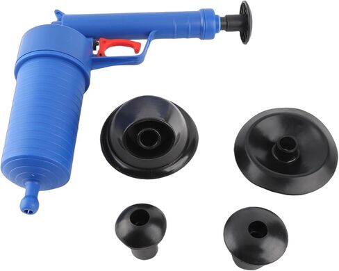 High Pressure Air Drain Tool, Fast Hard Cap Removal for Toilet Tank Repair with ABS PVC Compatibility for Homeowners, DIY Bathroom Maintenance and Plumbing Projects in Kuwait