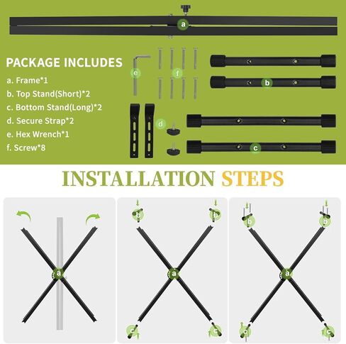 ZHRUNS Piano Keyboard Stand X-Shape Heavy-Duty Adjustable, Fits 54-88 Key Electric Pianos, Portable Digital Piano Stand Black in Kuwait