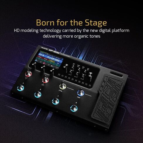 VALETON GP-200 - HD modeling Multieffect and USB Audio interface, Black in Saudi Arabia