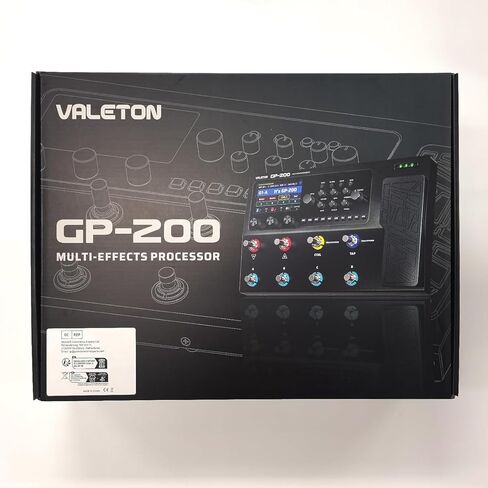 VALETON GP-200 - HD modeling Multieffect and USB Audio interface, Black in Saudi Arabia