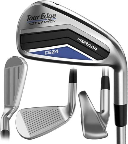 Tour Edge Hot Launch C524 Iron Set 4-PW (Steel True Temper MPH 95 Regular) 2024 in Saudi Arabia