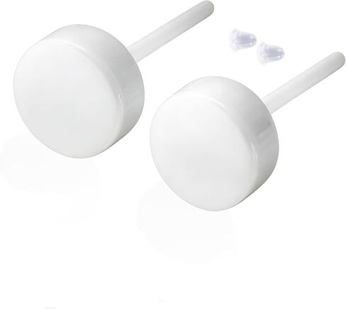 مسمار الأذن Bioceramics لجميع الأذنين الحساسة للمعادن تتناسب مع النساء رجال أقراط السيراميك الخزفية ذات الصالح in Kuwait