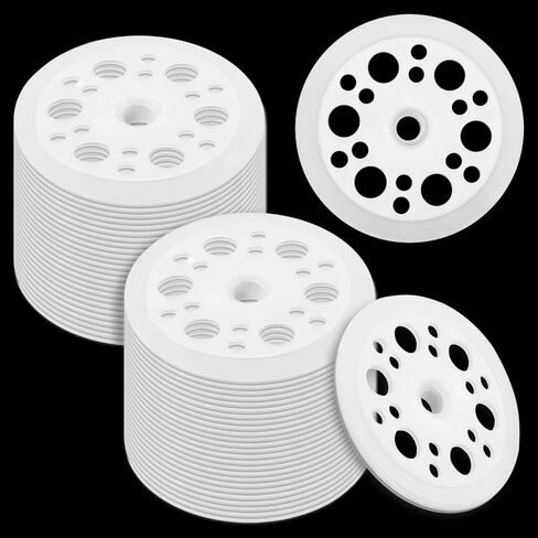 100 قطعة من غسالات بلاستيكية مقاس 1.77 بوصة - مثبتات لوح إسفنجي من مادة البولي بروبيلين 45 مم، غسالات عازلة لتثبيت وتثبيت الرغوة الصلبة ونشر الحمل (أ، 100) in Kuwait
