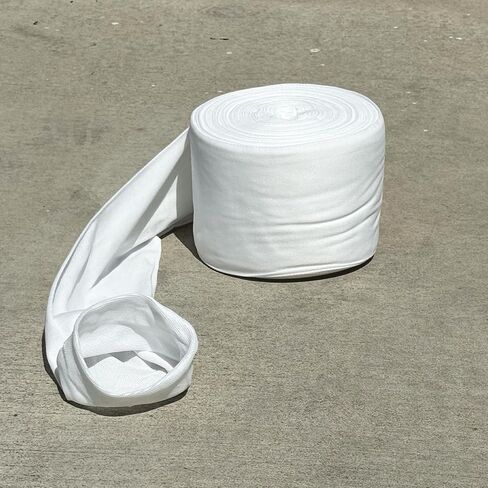 Sandbaggy Drain Pipe Sock - Filter Sleeve for Drainage (4, White, 4-inch x 100 ft) in Kuwait