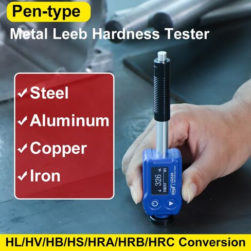 LS252D Leeb Portable Hardness Tester Machine Pen Type D Impact Device Durometer Metal Portable Leeb Hardness Tester for Steel in Kuwait