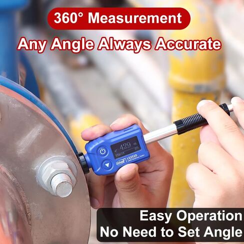 LS252D Leeb Portable Hardness Tester Machine Pen Type D Impact Device Durometer Metal Portable Leeb Hardness Tester for Steel in Kuwait