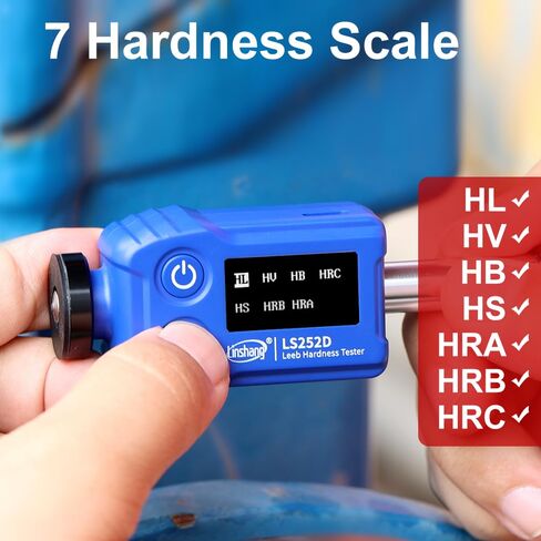 LS252D Leeb Portable Hardness Tester Machine Pen Type D Impact Device Durometer Metal Portable Leeb Hardness Tester for Steel in Kuwait