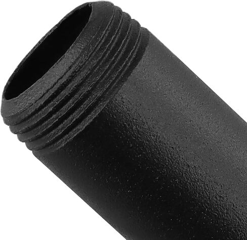 30 PCS Black Metal Pipe, 3/4 x 6 Inches Steel Threaded Pipes Nipples Galvanized Finish for Furniture, DIY Project Industrial Vintage Style, Decoration in Kuwait