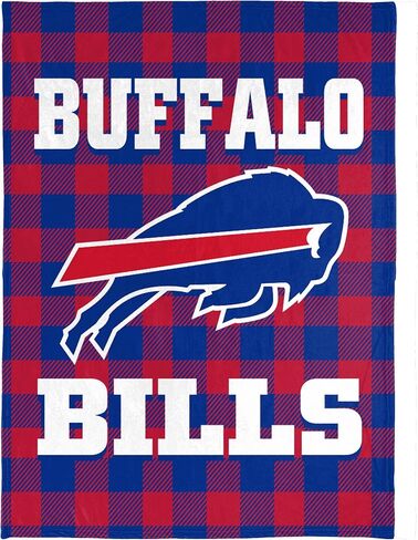 FOCO NFL Buffalo Bills 40"x50" Lightweight Plaid Fleece Throw Blanket in Saudi Arabia