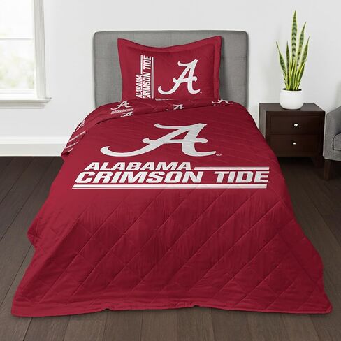 Northwest NCAA Quilted Throw Blanket with Sham, Soft Cozy Bedding, All Seasons, 60 x 80 inches in Saudi Arabia