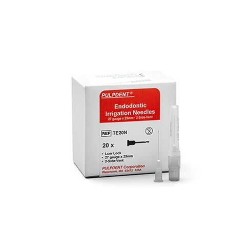 Pulpdent TE20N TempCanal Enhanced Irrigation Dental Needles 27 Gauge Side Vented 20/Pk in Kuwait