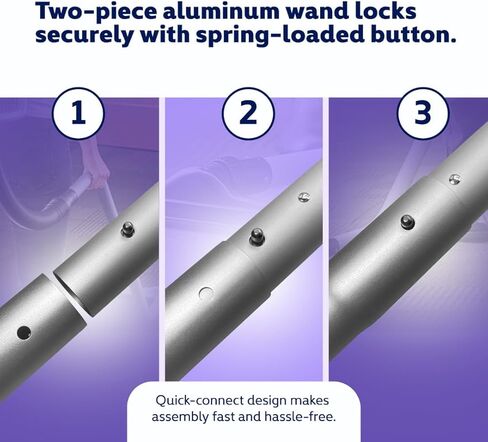 Replacement Wand+Floor+Carpet Brush. Compatible with ProTeam vacuum backpack and Hoover vacuum cleaner C2401-Commercial cleaner tool set for backpack systems; fits Super Coach Pro and Shoulder Vac Pro in Kuwait