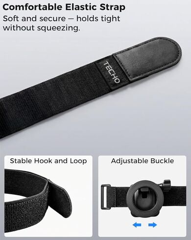 TECHO Magnetic Guitar Phone Holder – Thigh Strap Mount for Reading Tabs, Chords & Lyrics - Hands-Free Musicians Aid for Practice & Recording – Compatible with MagSafe & All Smartphones in Kuwait